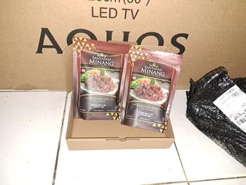 Product Review of Santapan Minang Paket Salero Dua Rendang Daging Sapi from Tokopedia customer review 0