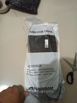 Product Review of Cover Sepatu Anti Air Hujan Sarung Sepatu Mantel Pelindung Sepatu from Tokopedia customer review 0