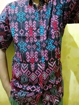 Product Review of DGM Kemeja Batik Pria Lengan Pendek Batik Songket 005 A from Tokopedia customer review 0