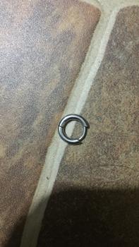 Product Review of Piercing earring anting tindik barbel jepit silver titanium. from Tokopedia customer review 0