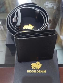 Product Review of Bison Denim Dompet Kulit Pria N4475 Hitam from Tokopedia customer review 0