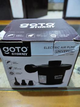 Product Review of Goto [COD] Stormy Pompa Angin Listrik Kolam Renang Kasur Elektrik Air Pump from Tokopedia customer review 0
