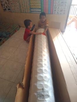 Product Review of Kasur Spring Bed Zinus Deluxe Mattress in a Box Tebal 15cm Furniture from Tokopedia customer review 0