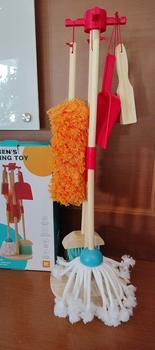 Product Review of wooden toy cleaning set/mainan alat kebersihan anak from Tokopedia customer review 1