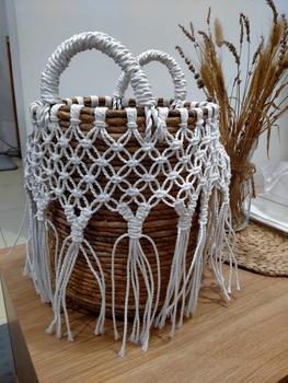 Product Review of Keranjang Anyaman Banana Macrame / Cover Pot / Keranjang Macrame from Tokopedia customer review 0