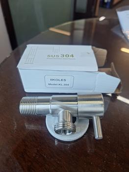 Product Review of KOLES 304 keran stop kran air shower single stainless steel SUS 304 from Tokopedia customer review 0