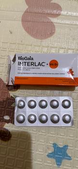 Product Review of Interlac Probiotik + Vit D3 400 IU 3 Strip @10 Tablet - Menjaga Kesehatan Saluran Cerna dan Daya Tahan Tubuh Anak hingga Dewasa from Tokopedia customer review 1