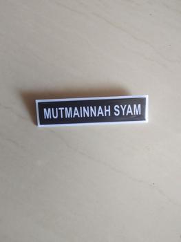 Product Review of Papan Nama ASN Dada Peniti / Name Tag / ID PNS from Tokopedia customer review 1