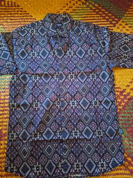 Product Review of DGM Kemeja Batik Pria Lengan Pendek Batik Songket 005 A from Tokopedia customer review 2