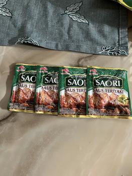 Product Review of SAORI® Saus Teriyaki Oriental Sachet 22ml (4 pcs) from Tokopedia customer review 0