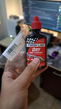 Product Review of Oli Pelumas Rantai Finish Line Teflon Plus Dry Lube from Tokopedia customer review 0