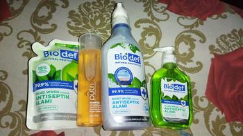Product Review of Biodef Mint - Sea Salt Botol 550ml| Sabun Mandi Cair Antiseptik Aman dan Halal | Sabun Mandi Melembabkan Whitening | Sabun Mandi Cair untuk Kulit Kering from Tokopedia customer review 0