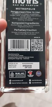 Product Review of Morris Parfum Pria Lifestyle Edition 100 ml - Metropolis from Tokopedia customer review 3