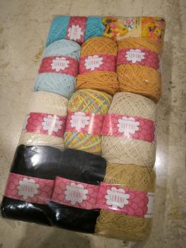 Product Review of Benang Rajut Katun Polos Seruni -KT010 from Tokopedia customer review 0