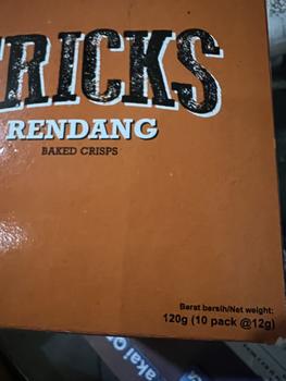 Product Review of TRICKS Biskuit Kentang Potato Baked Chips 10 x 20gr Tricks Original Tricks Cheese Ramyeon Tricks Rendang Tricks Asian Bbq Tricks Kimchi Tricks Bulgogi from Tokopedia customer review 1