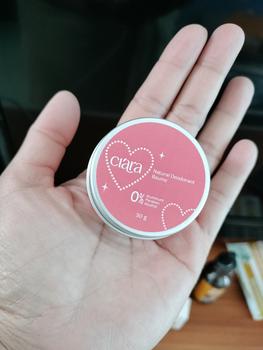 Product Review of CIARA NATURAL DEODORANT BAUME 30 GR from Tokopedia customer review 1