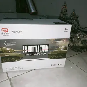 TANK RC US M4A3 SHERMAN BATTLE VS TANK