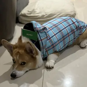 GF PET Jas Hujan Reversible untuk Anjing dengan Teknologi Elasto-Fit Tahan Air Reflektif dan Lembut Ukuran 2XS hingga 4XL