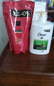 Product Review of tresemme shampoo keratin smooth 900 ml reffil from Tokopedia customer review 0