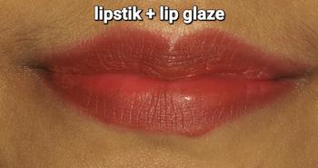 Product Review of 【CUCI GUDANG】MAGEFY 2-IN-1 Lipstik  / Matte Liquid Lipstick / Lip Lembut Tahan Lama Pelembab Pigmentasi Tinggi 12 Colors 8016 from Tokopedia customer review 1
