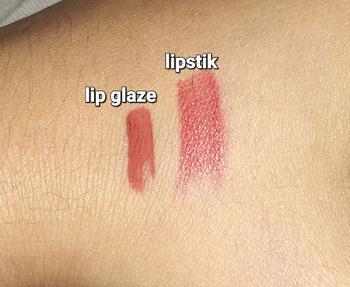 Product Review of 【CUCI GUDANG】MAGEFY 2-IN-1 Lipstik  / Matte Liquid Lipstick / Lip Lembut Tahan Lama Pelembab Pigmentasi Tinggi 12 Colors 8016 from Tokopedia customer review 3