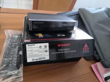 Product Review of Receiver Digital TV Sharp STB-DD001I | DVBT2 set top box DVB from Tokopedia customer review 0