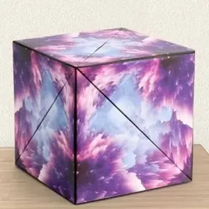 Mainan Puzzle Kubus Magic Cube Magnetik 3D Multi
