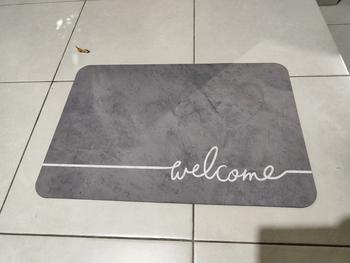 Product Review of Keset Kamar Mandi Diatomite Anti Slip Anti Bau Cepat Kering Karet Diatomite Mat from Tokopedia customer review 0