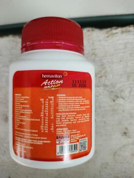 Product Review of hemaviton Action ImunUp Botol isi 30 Kapsul [Exp : 10.2025] from Tokopedia customer review 0