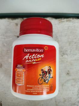 Product Review of hemaviton Action ImunUp Botol isi 30 Kapsul [Exp : 10.2025] from Tokopedia customer review 2