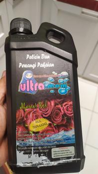 Product Review of Pelicin dan Pewangi Laundry " ULTRAMOM " 1 Liter - Termurah - Terlaris from Tokopedia customer review 0