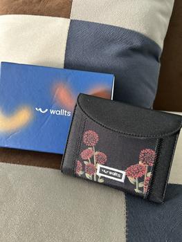 Product Review of Wallts Allegrata - Dompet Lipat kanvas uang Dan kartu Wanita Cewek Cewek from Tokopedia customer review 0