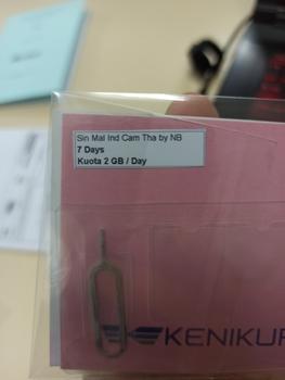 Product Review of Simcard Singapore Malaysia Indonesia Thailand sim card paket data internet Singapura Kenikura from Tokopedia customer review 1