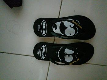 Product Review of Swallow Sandal Jepit Emoji - Sendal Karet Dewasa Wanita Pria Anti Selip from Tokopedia customer review 0