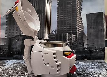 Product Review of Gundam RX-78-2 Cup / Head Mug Stainless Steel Gelas Gundam from Tokopedia customer review 1