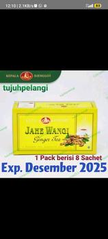 Product Review of JAHE WANGI KEPALA JENGGOT DJENGGOT Sachet - 200 gram from Tokopedia customer review 0