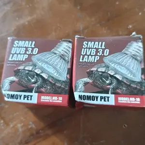 Lampu Halogen UVA UVB 25W 50W 75W Pemanas Penghangat UV Kandang Reptile Reptil Iguana Sulcata Kura Nomoy ND-10