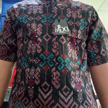 Product Review of DGM Kemeja Batik Pria Lengan Pendek Batik Songket 005 A from Tokopedia customer review 0