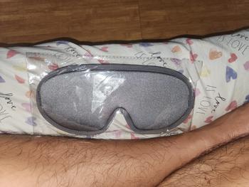 Product Review of Masker Tidur Penutup Mata 3D Travel Sleeping Mask Portable from Tokopedia customer review 0