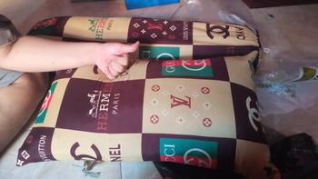 Product Review of Bantal dan Guling Harvest Hitam Jumbo Original Paket 1 Set from Tokopedia customer review 2
