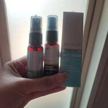 Product Review of Wiselie Toilet Seat Spray Sanitizer Toilet Seat Disinfectant Pembersih Toilet from Tokopedia customer review 0
