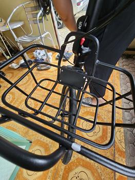 Product Review of RMB Basket / Keranjang Depan Sepeda Lipat - Black from Tokopedia customer review 0