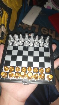 Product Review of Mainan Catur Magnetic Mini Board Game Portable - Ludo Magnetic Mini from Tokopedia customer review 0