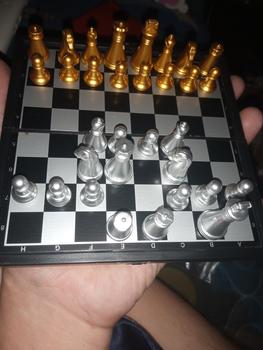 Product Review of Mainan Catur Magnetic Mini Board Game Portable - Ludo Magnetic Mini from Tokopedia customer review 1