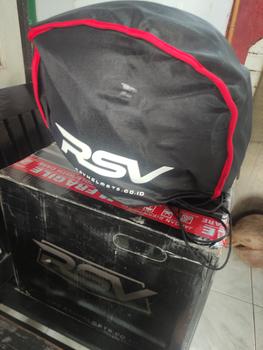 Product Review of HELM Half Face RSV NEW WINDTAIL CARBON GLOSSY  Motorcycle from Tokopedia customer review 2