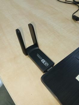 Product Review of AC1300 WiFi USB Adapter Dongle WiFi Dual Band 2.4G/5G 2 Antena USB 3 from Tokopedia customer review 0