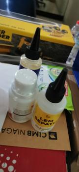 Product Review of FLAP SHOES CARE Penghilang Noda Sepatu - Cairan Pembersih Anti Jamur/Karat/Minyak/Tinta - FLAP STAINS REMOVER 100mL Cleaner from Tokopedia customer review 0