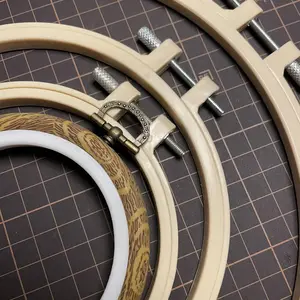 [GADING] Embroidery Hoop Alat Kerajinan Tangan Pemidangan Pamidangan Pembidangan Midangan PP Plastik Sulam