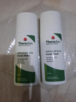 Product Review of Theraskin BPOM Advanced Acne Facial Wash - Sabun Wajah Cair untuk Kulit Berjerawat dan Bruntusan dengan Salicylic Acid dan Allantoin from Tokopedia customer review 0