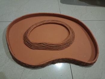 Product Review of WD018C FEEDING DISH FEEDINGDISH FEEDER FOODDISH TEMPAT MAKAN WADAH MAKANAN PAKAN PELET HEWAN REPTILE TORTOISE TORTO KURA KURA SULCATA YNIPHORA RADIATA PARDALIS ALDABRA CHERRY HEAD REDFOOT IGUANA KADAL LIZARD PERLENGKAPAN HEWAN REPTILE from Tokopedia customer review 0